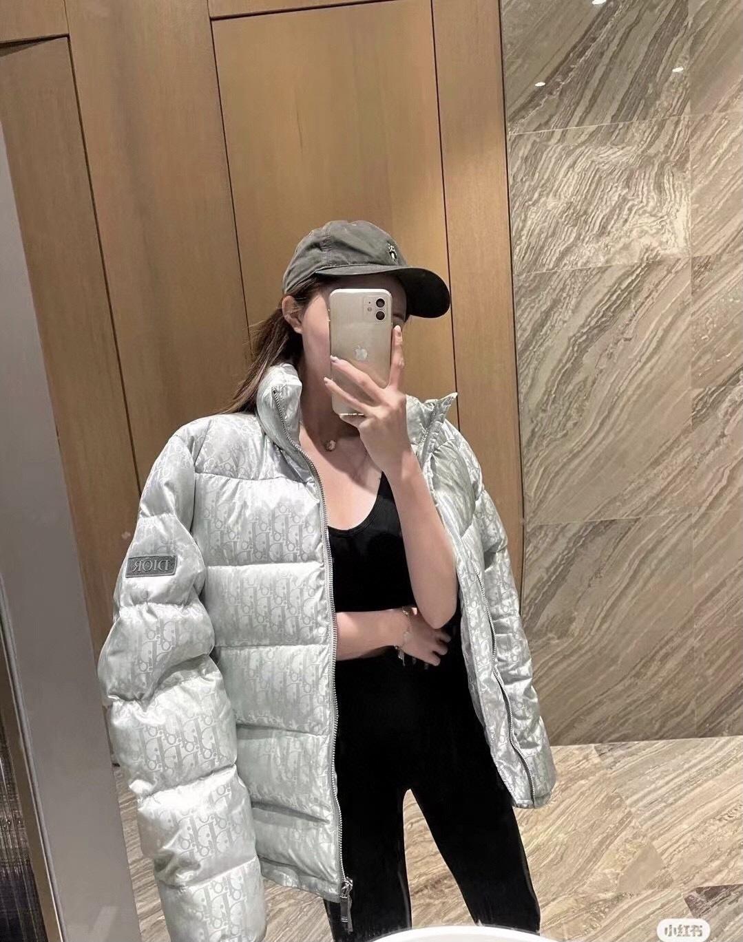 디올 자카드 다운 재킷 (해외배송)