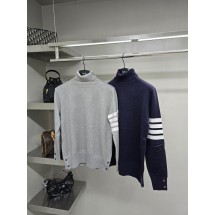 톰브라운 캐시미어 사선 폴라 니트  (국내배송)