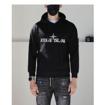 스톤아일랜드 와펜 로고 후드맨투맨 (국내배송)