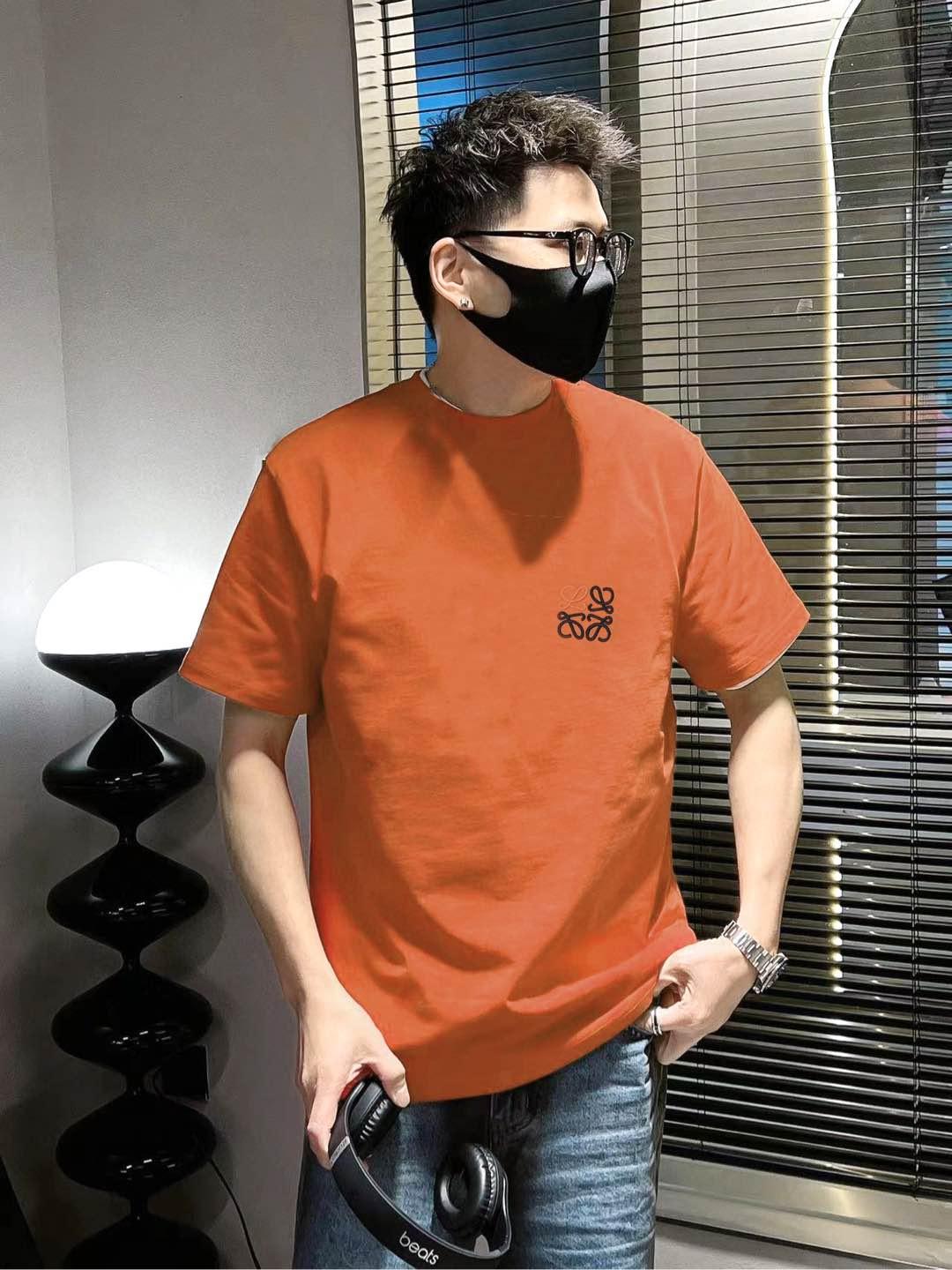 로에베 라운드넥 반팔 티셔츠 (해외배송)