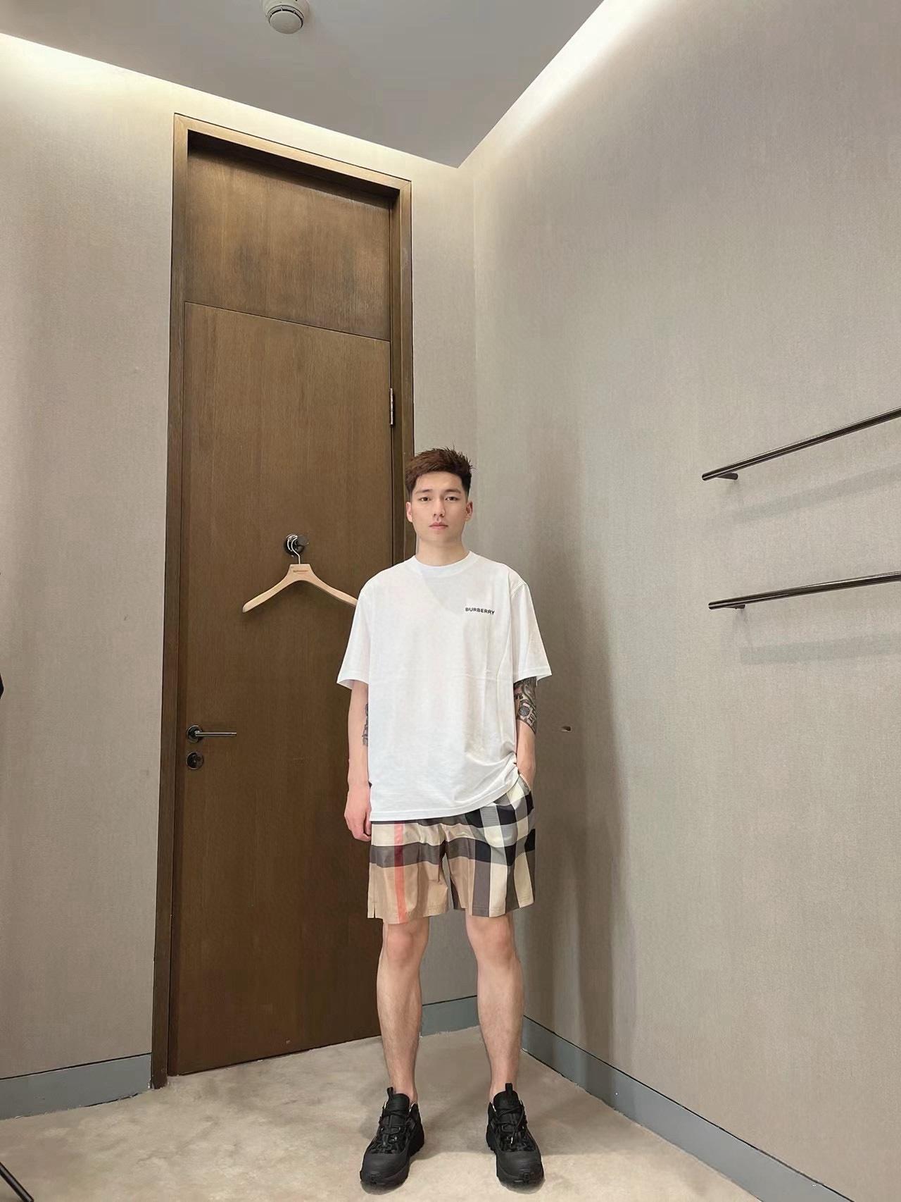 버버리 BBR 클래식 라지 플레이드 쇼츠 크롭 팬츠 (해외배송)