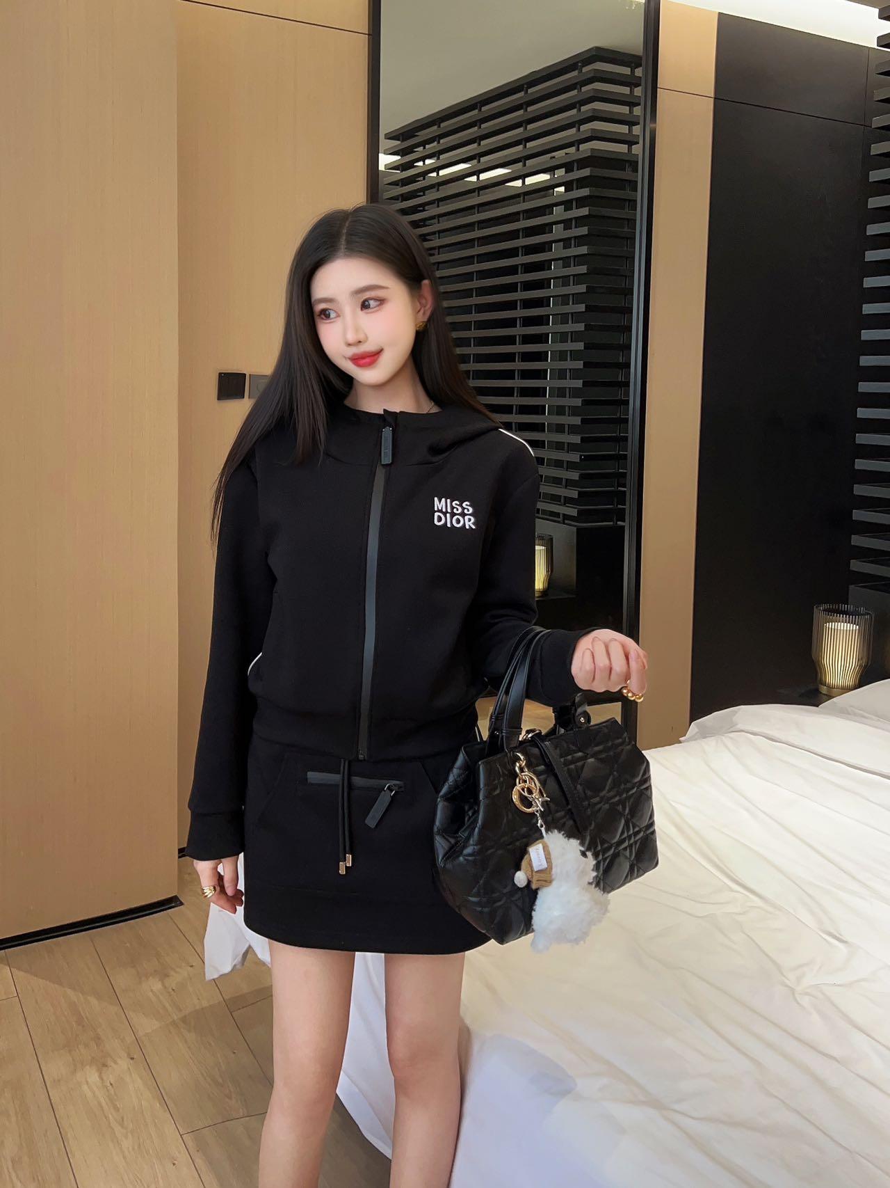 디올 스페이스 코튼 후드 캐주얼 세트 (해외배송)