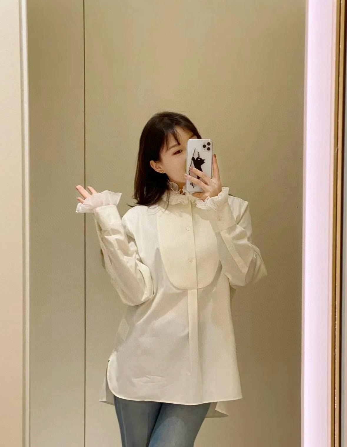 발렌티노 러플 패치워크 셔츠 (해외배송)