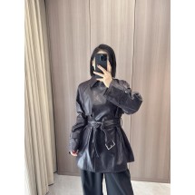 브루넬로쿠치넬리 더블브레스트 가죽 재킷 (해외배송)