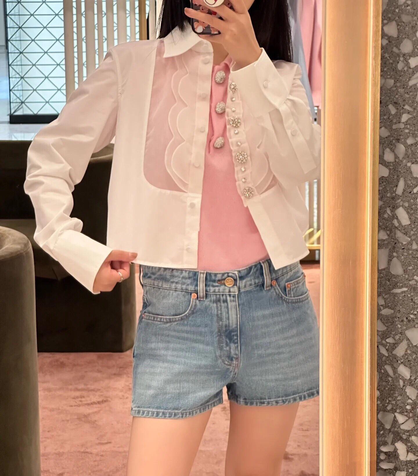 발렌티노 솔리드 컬러 셔츠 2컬러 (해외배송)
