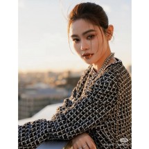 샤넬 25C 하운드투스 짜임 샤넬 스타일 재킷 (정품급 해외배송)