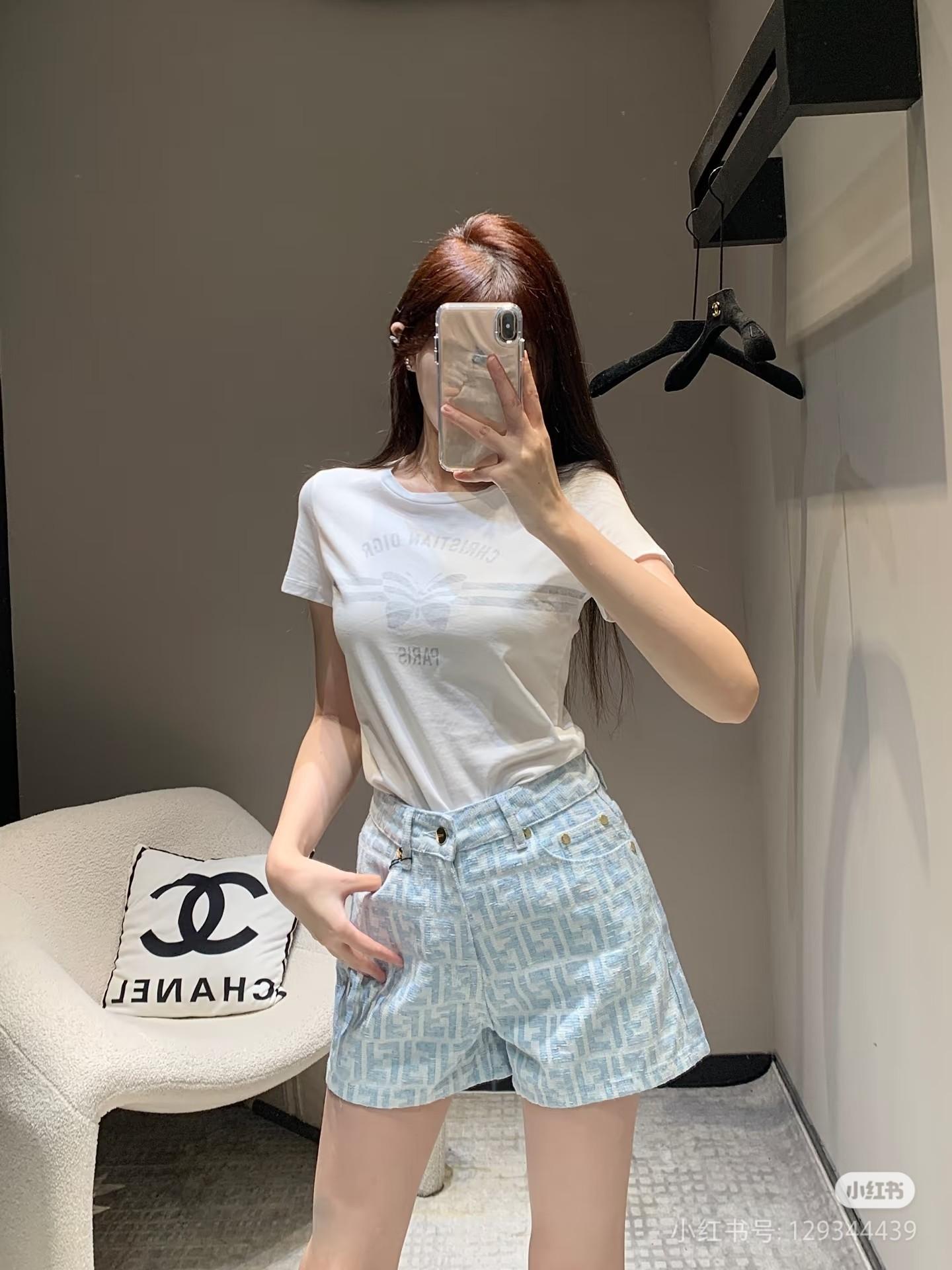 펜디 더블 FF 자카드 풀 프린트 모노그램 반바지 (해외배송)