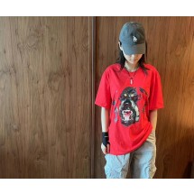 지방시 핫 다이아몬드 도그 헤드 라운드넥 반팔 티셔츠  (해외배송)