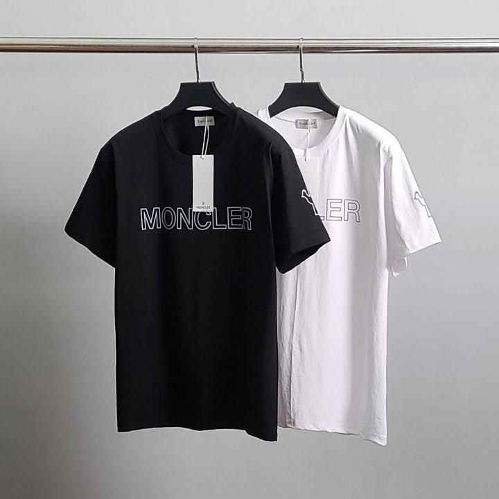 몽클레어 엣지로고 코튼 반팔티 (국내배송)