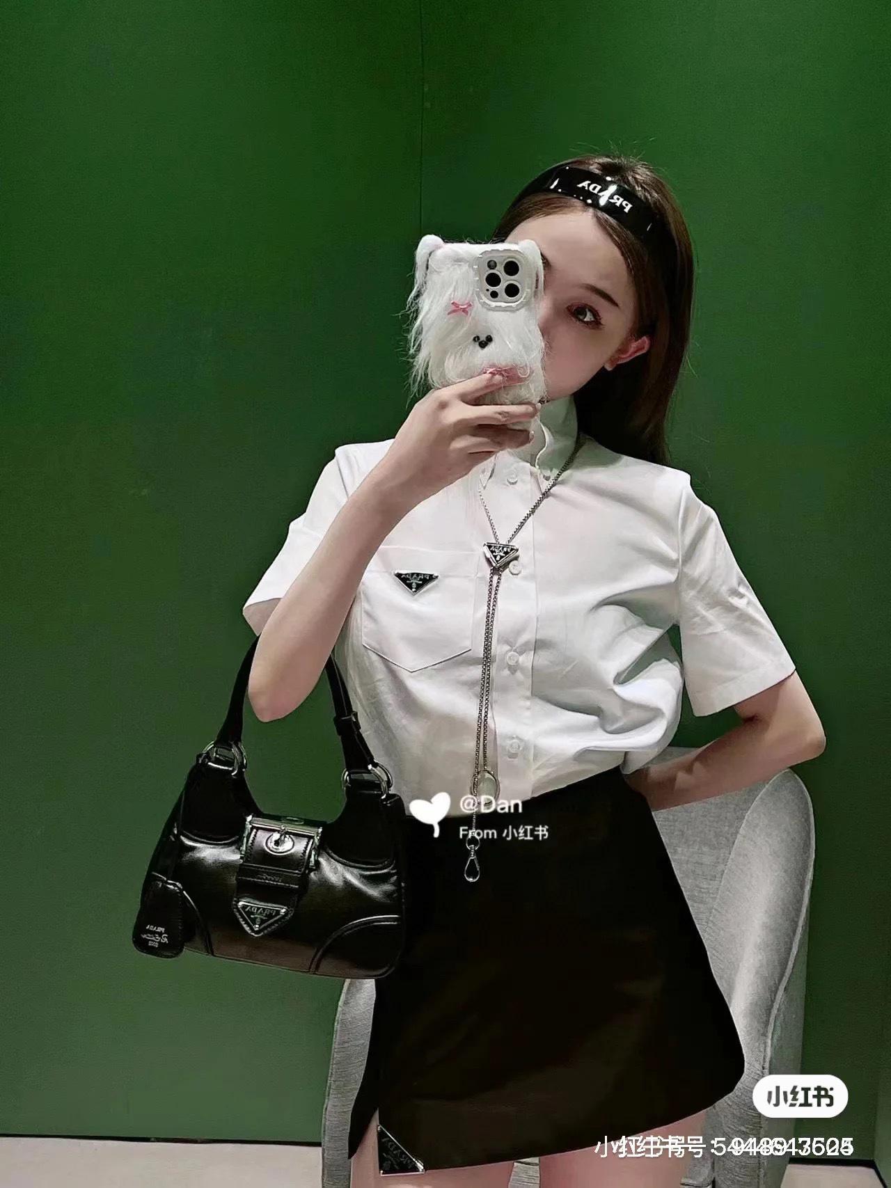 프라다 코튼 반팔 셔츠 (해외배송)