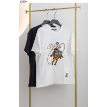 루이비통 Graphic Embroidered Cotton T-Shirt (국내배송)