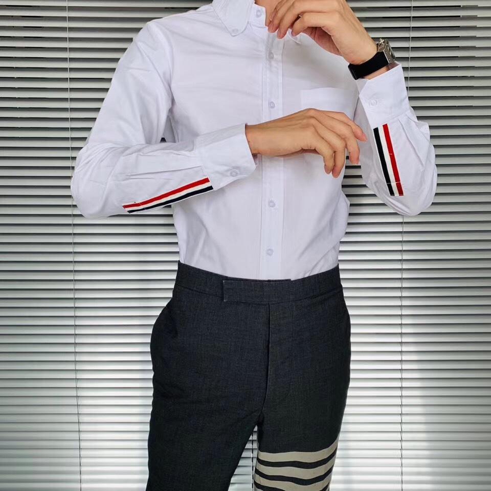 톰브라운 TB 더블 슬리브 커프 웨빙 스티칭 셔츠 (해외배송)