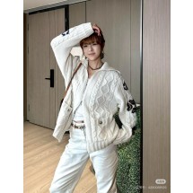 샤넬 케이블 니트 카디건 재킷 (해외배송)
