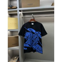버버리 승마 기사 프린트 코튼 반팔 (해외배송)