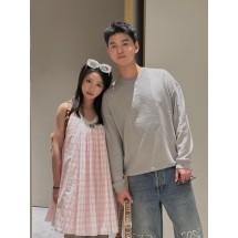 로에베 지그재그 패치 자수 로고 크루넥 스웨트셔츠 (해외배송)