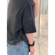 로에베 패치 자수 반팔 티셔츠 티 (해외배송)