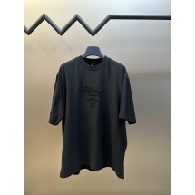 프라다 타월 자수 반팔 티셔츠 (해외배송)