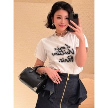 루이비통 네온 프린트 반팔 티셔츠 (해외배송)