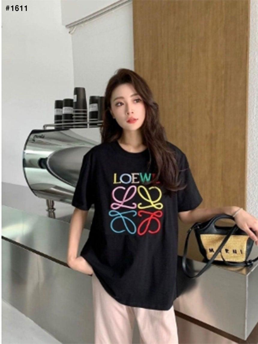 로에베 레인보우 로고 반팔티 (국내배송)