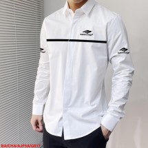 발렌시아가 25FW 3B 화이트 스트라이프 자수 셔츠 2컬러 (해외배송)