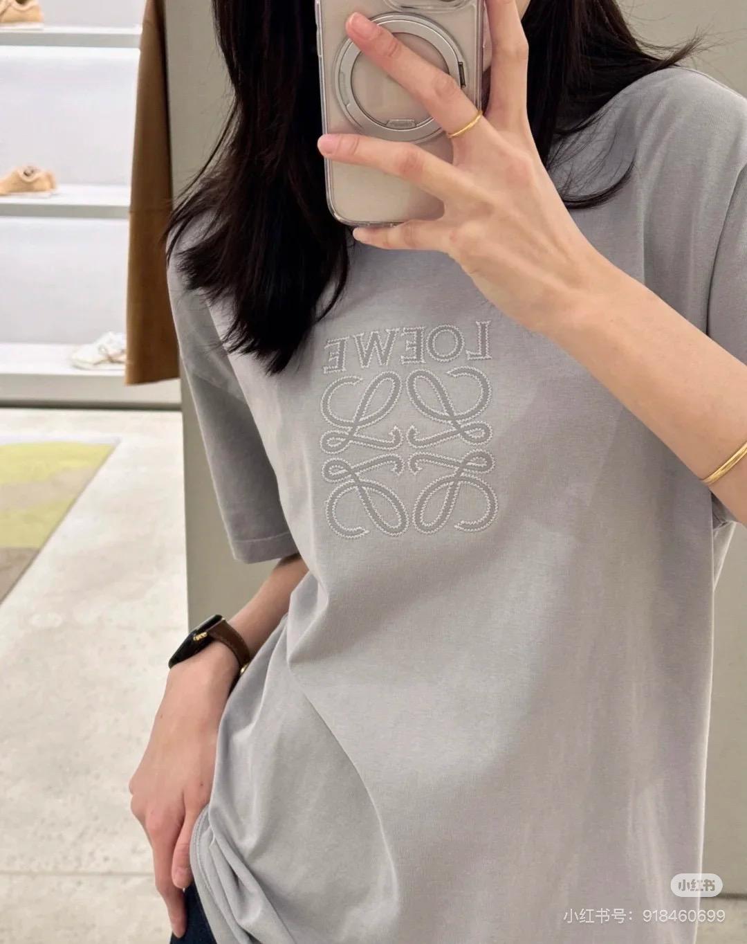 로에베 25SS 자수 레터 반팔 3컬러 (정품급 해외배송)