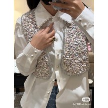 샤넬 25P 펄 롱슬리브 셔츠 (정품급 해외배송)