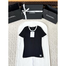 샤넬 25P 컬러블록 니트 반팔 (정품급 해외배송)