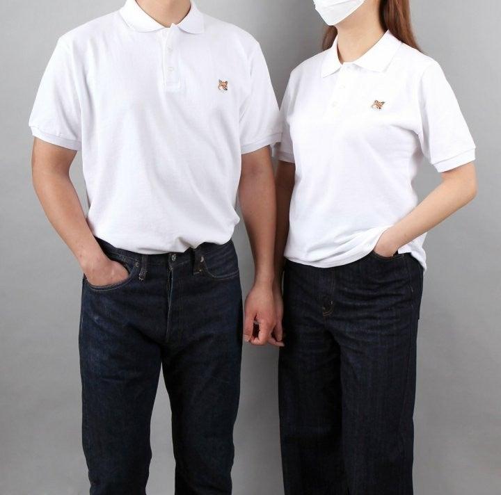메종키츠네 원헤드패치 카라 반팔티 (국내배송)