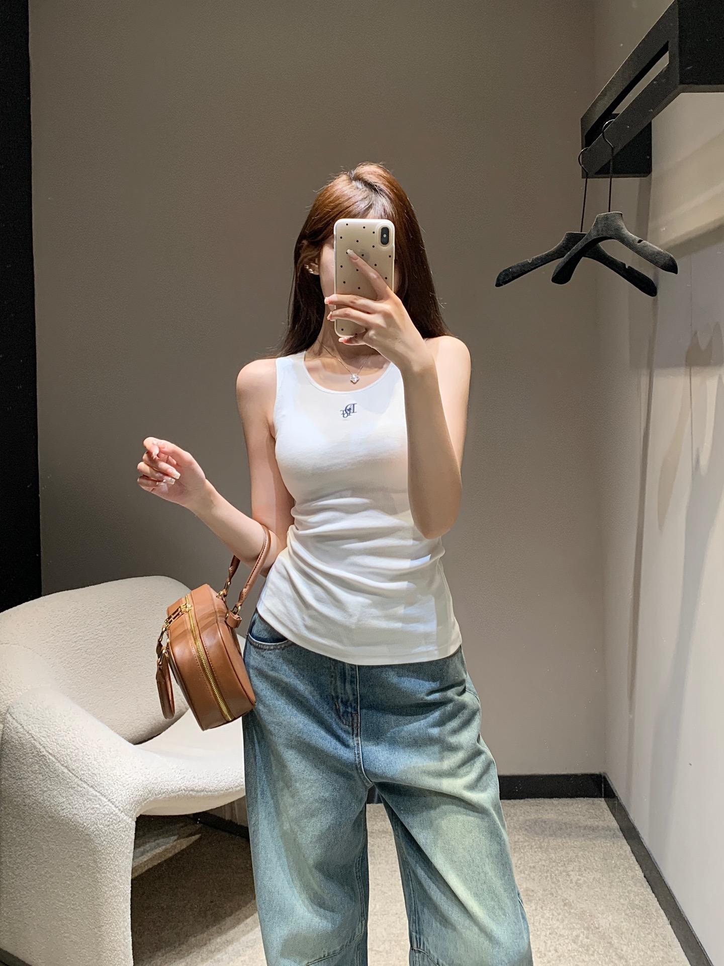 디올 25Ss 봄여름 레터 자수 조끼 (해외배송)