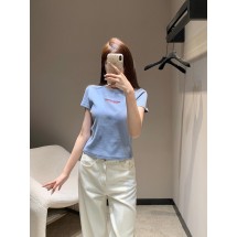 알렉산더왕 프린트 디스트레스드 라운드넥 반팔 티셔츠 (해외배송)