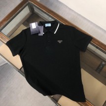 프라다 캐주얼 라펠 폴로 셔츠 (해외배송)