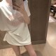 미우미우 핑크 진주로고 티셔츠 (국내배송)