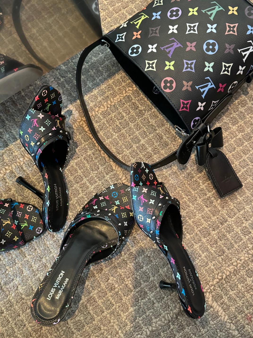 루이비통 LV x 무라카미 타카시 트라이컬러 슬리퍼 (해외배송)