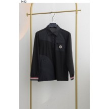 몽클레어 나일론 배색 카라 티셔츠 (국내배송)