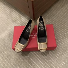 로저비비에 사각버클 에나멜 가죽 슈즈 (해외배송)