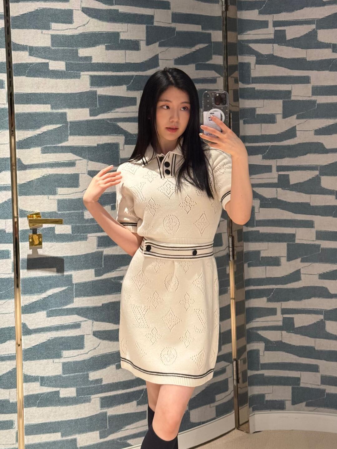 루이비통 폴로 칼라 반팔 드레스 (해외배송)