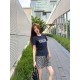디올 반팔 티셔츠 + 올드플라워 반바지 세트 (해외배송)