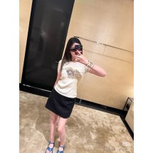 샤넬 자카드 반팔 니트 스웨터 (해외배송)