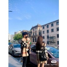 버버리 BBR 체크 울 자켓 (국내배송)