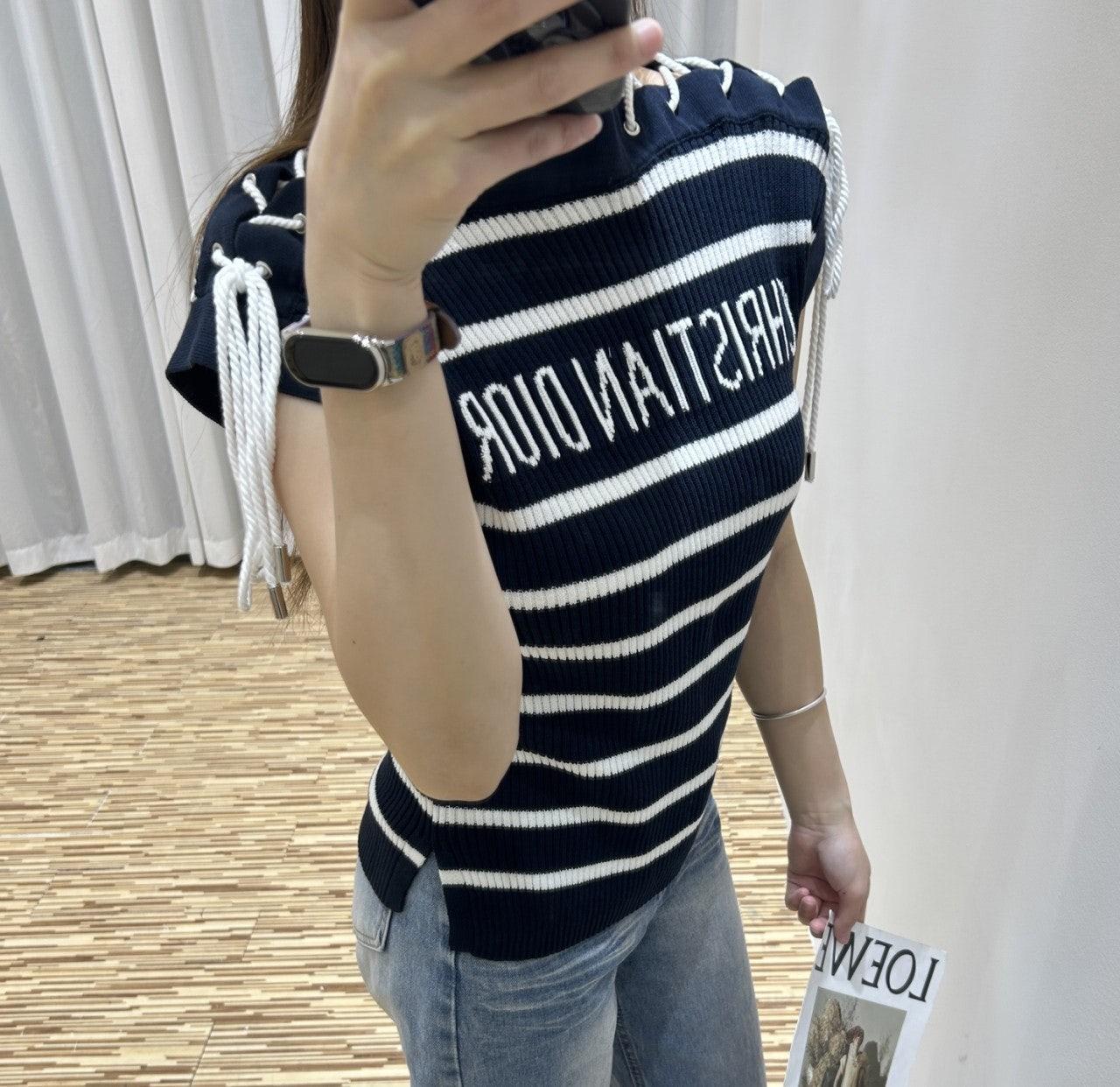 디올 원숄더 스트링 반팔 (해외배송)