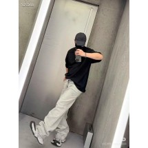 발렌시아가 25ss 화이트 웨이스트랜드 왁스드 헤비 진 (해외배송)