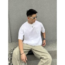 크롬하츠 크로스 진공 자수 반팔 티셔츠 (해외배송)