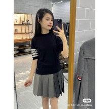 톰브라운 여성 니트 4줄 반팔 티셔츠 (해외배송)