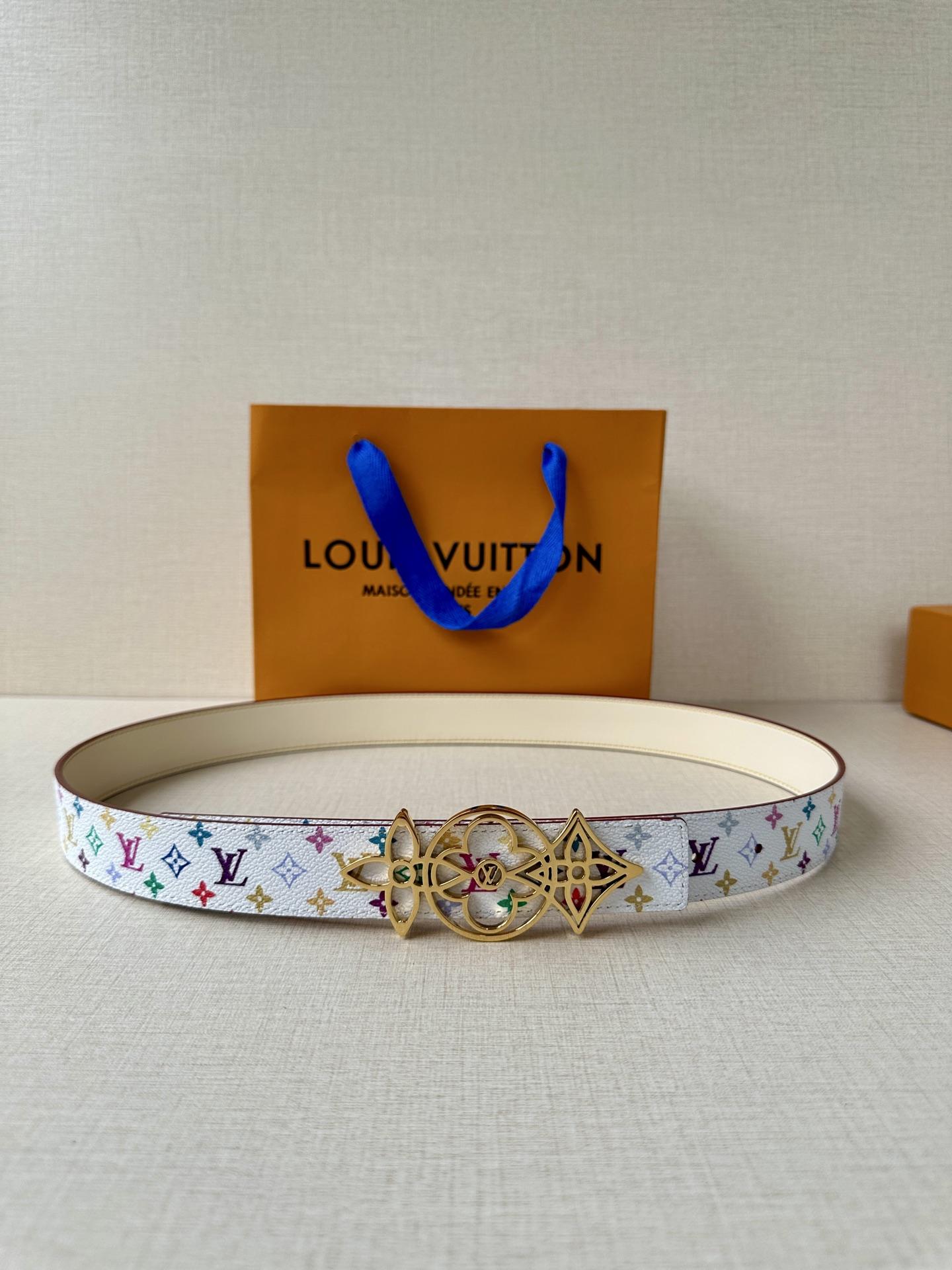 루이비통 3.0 와이드 LV 양면 벨트 (해외배송)
