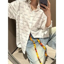 발렌시아가 배리지 프린트 반팔 셔츠 (해외배송)