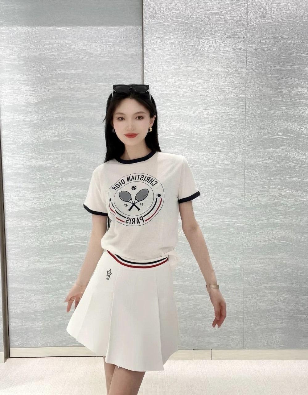 디올 바이브 테니스 라켓 반팔 티셔츠 (여성복) (해외배송)