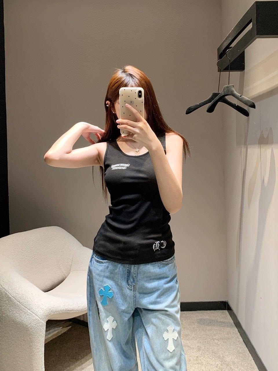 크롬하츠 25ss 신상품 봄/여름 산스크리트 프린트 조끼 (해외배송)