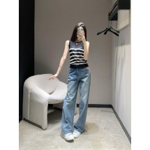 디올 스트라이프 니트 홀로우 조끼 (해외배송)