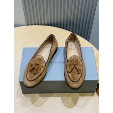 브루넬로쿠치넬리 가죽 페니 로퍼 (해외배송)
