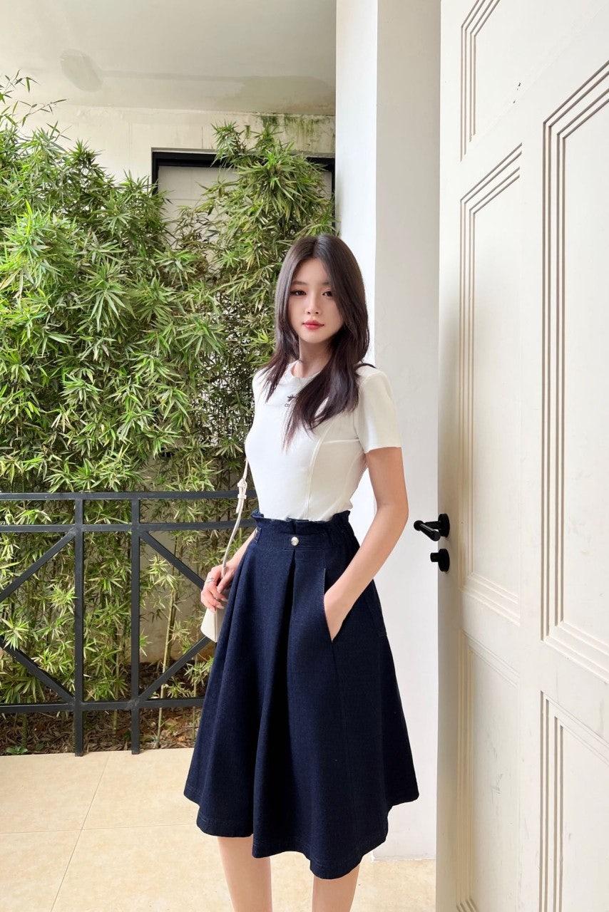디올 데님 스커트 (해외배송)